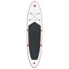 vidaXL Set Tavola Gonfiabile da SUP Rosso e Bianco