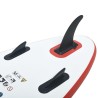 vidaXL Set Tavola Gonfiabile da SUP Rosso e Bianco