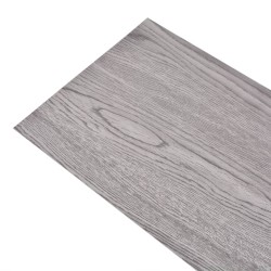 vidaXL Listoni Pavimenti Non Autoadesivi PVC 5,26m² 2mm Grigio Scuro