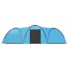 vidaXL Tenda Igloo da Campeggio 650x240x190 cm per 8 Persone Blu