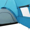 vidaXL Tenda Igloo da Campeggio 650x240x190 cm per 8 Persone Blu