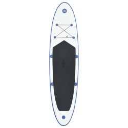 vidaXL Set Tavola Gonfiabile da SUP Blu e Bianco