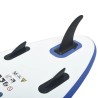 vidaXL Set Tavola Gonfiabile da SUP Blu e Bianco