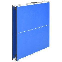 vidaXL Tavolo da Ping Pong con Rete 5 Piedi 152x76x66 cm Blu