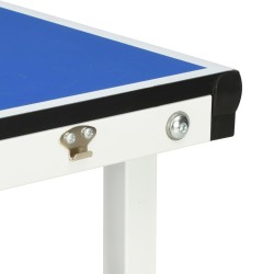 vidaXL Tavolo da Ping Pong con Rete 5 Piedi 152x76x66 cm Blu