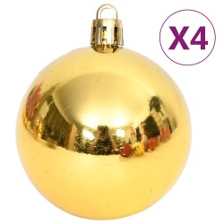 vidaXL Set Addobbi di Natale 108 pz Oro e Rosso