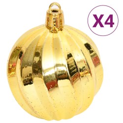 vidaXL Set Addobbi di Natale 108 pz Oro e Rosso