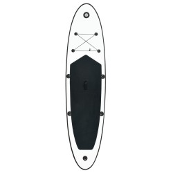 vidaXL Set Tavola Gonfiabile da SUP Nero e Bianco