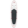 vidaXL Set Tavola da SUP e Surf Gonfiabile Rosso e Bianco