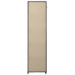    Armadi Pieghevoli 2 pz Crema 110x45x175 cm in Tessuto