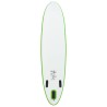 vidaXL Set Tavola Gonfiabile da SUP Verde e Bianco