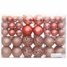 vidaXL Palline di Natale 100 pz Rosa e Rosato 3 / 4 / 6 cm