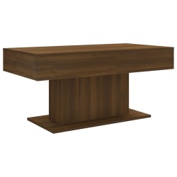    Tavolino da Salotto Rovere Marrone 96x50x45cm Legno ingegnerizzato