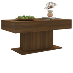    Tavolino da Salotto Rovere Marrone 96x50x45cm Legno ingegnerizzato