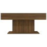    Tavolino da Salotto Rovere Marrone 96x50x45cm Legno ingegnerizzato