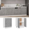    Armadio Inferiore Grigio Cemento 60x46x81,5 cm in Truciolato