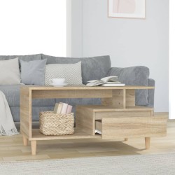    Tavolino da Salotto Rovere Sonoma 90x49x45 cm Legno ingegnerizzato