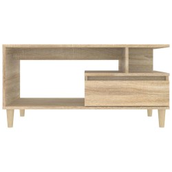    Tavolino da Salotto Rovere Sonoma 90x49x45 cm Legno ingegnerizzato