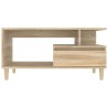    Tavolino da Salotto Rovere Sonoma 90x49x45 cm Legno ingegnerizzato