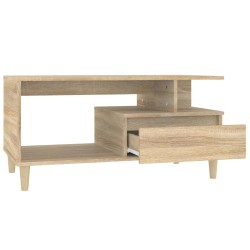    Tavolino da Salotto Rovere Sonoma 90x49x45 cm Legno ingegnerizzato