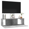    Mobile Porta TV Grigio Cemento 100x30x30 cm in Truciolato