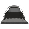 Tenda da Campeggio 317x240x100 cm Arancione e Grigio