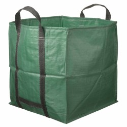 Nature Borsa per Rifiuti del Giardino Quadrata Verde 148 L