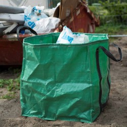 Nature Borsa per Rifiuti del Giardino Quadrata Verde 148 L