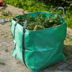 Nature Borsa per Rifiuti del Giardino Quadrata Verde 148 L