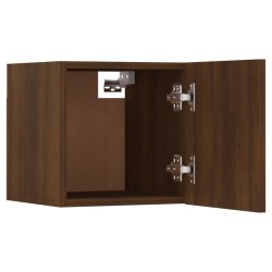 vidaXL Set di Mobili Porta TV 5 pz Rovere Marrone in Legno Ingegnerizzato