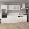 vidaXL Armadio Sospeso con Vetro Bianco 80x31x60 cm Legno ingegnerizzato