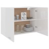 vidaXL Armadio Sospeso Bianco Lucido 80x31x60 cm in Truciolato