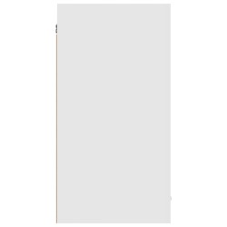 vidaXL Armadio Sospeso Bianco Lucido 80x31x60 cm in Truciolato