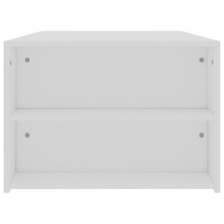 Tavolino da Salotto Bianco 100x60x42 cm in Legno Ingegnerizzato