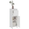 vidaXL Armadio da Bagno Bianco 30x30x95 cm in Legno Ingegnerizzato