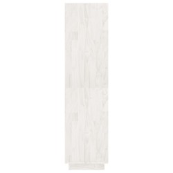 vidaXL Libreria/Divisorio Bianco 80x35x135 cm Legno Massello di Pino