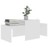 vidaXL Tavolino da Salotto Bianco 100x48x40 cm in Legno Ingegnerizzato