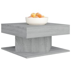 vidaXL Tavolino da Salotto Grigio Sonoma 57x57x30 cm Legno ingegnerizzato