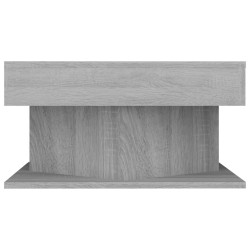 vidaXL Tavolino da Salotto Grigio Sonoma 57x57x30 cm Legno ingegnerizzato