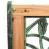 vidaXL Panchina da Giardino 122 cm in Ghisa e Legno Massello di Abete