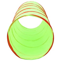 vidaXL Tunnel da Gioco per Bambini 250 Palline Verde 175 cm Poliestere