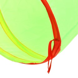 vidaXL Tunnel da Gioco per Bambini 250 Palline Verde 175 cm Poliestere