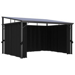 Gazebo con Tenda 405x294x244 cm Antracite