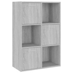 Mobile Contenitore Grigio Sonoma 60x29,5x90 cm