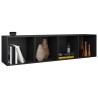 vidaXL Libreria / Mobile TV Nero 36x30x143 cm in Truciolato   