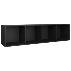 vidaXL Libreria / Mobile TV Nero 36x30x143 cm in Truciolato   