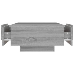 vidaXL Tavolino da Salotto Grigio Sonoma 90x60x31 cm Legno ingegnerizzato