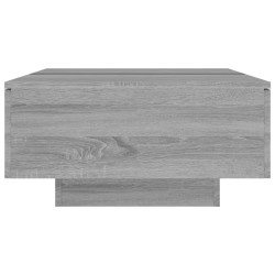 vidaXL Tavolino da Salotto Grigio Sonoma 90x60x31 cm Legno ingegnerizzato