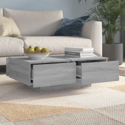 vidaXL Tavolino da Salotto Grigio Sonoma 90x60x31 cm Legno ingegnerizzato