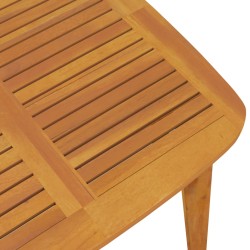 vidaXL Tavolo da Giardino 110x110x75 cm Legno Massello Di Acacia